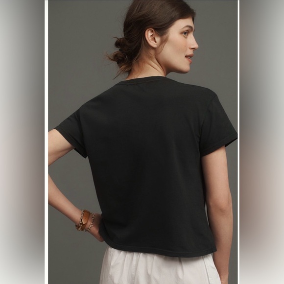 Anthropologie Girl Dangerous Tee COSMO CLUB FADED BLACK CLASSIC TEE M - Picture 2 of 9